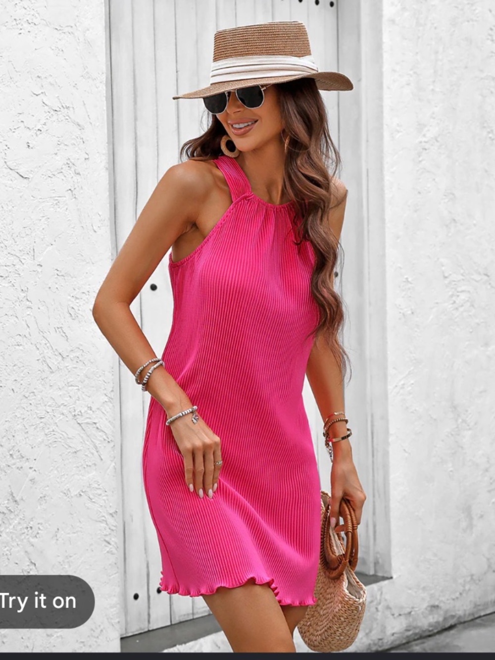 NWT Beachsissi sleeveless mini dress - Picture 4 of 5